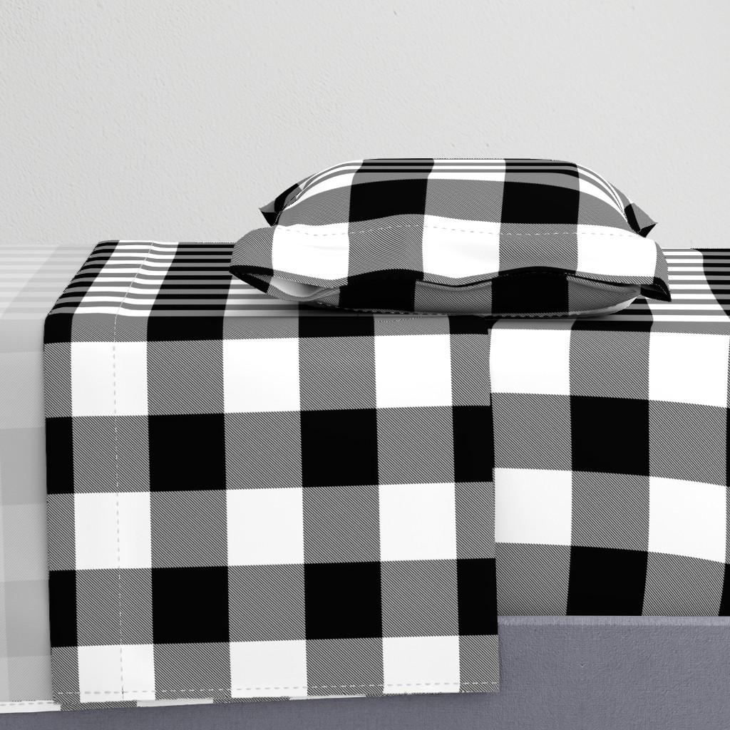 Sheet Sets |   3″ Buffalo Check – black and white Sheet Set Bedding 3" Buffalo Check - Black And White