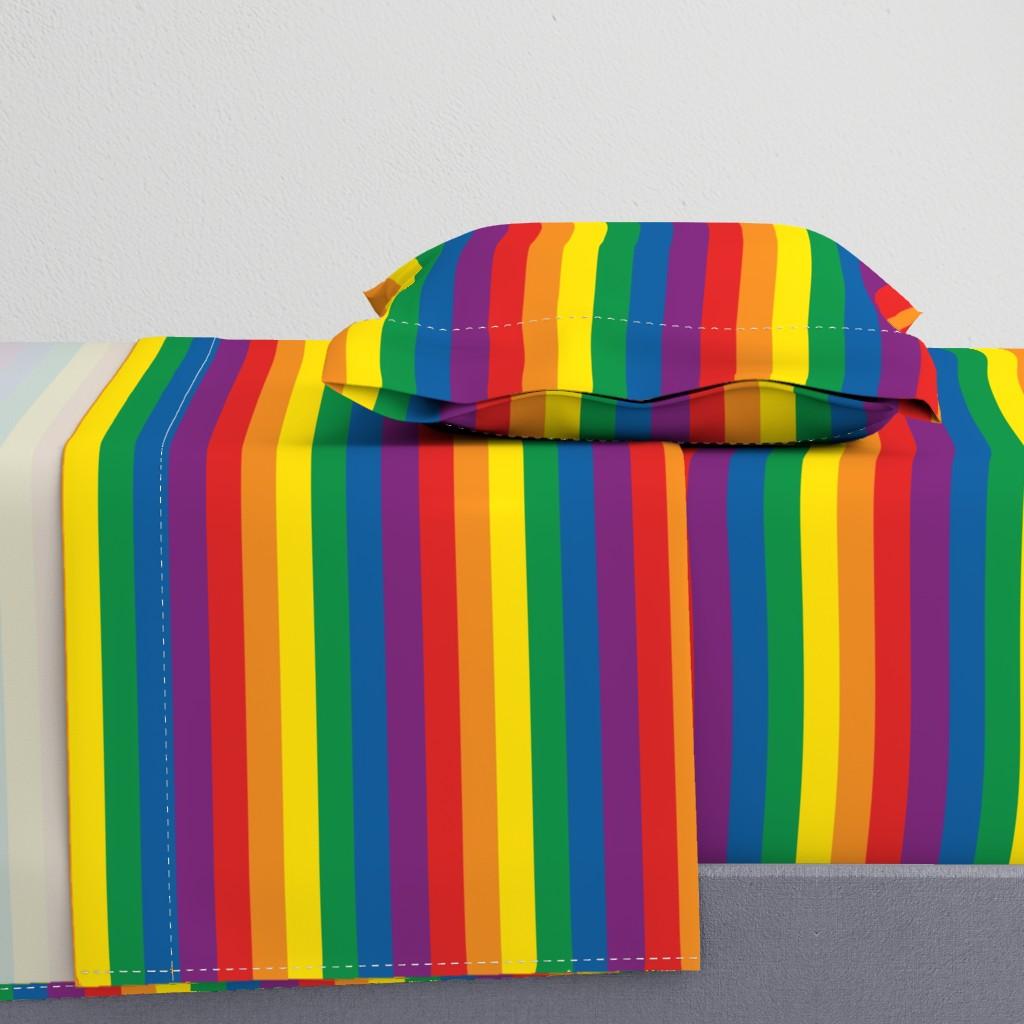 Sheet Sets |   Rainbow Pride Stripes Sheet Set Bedding Sheet Sets