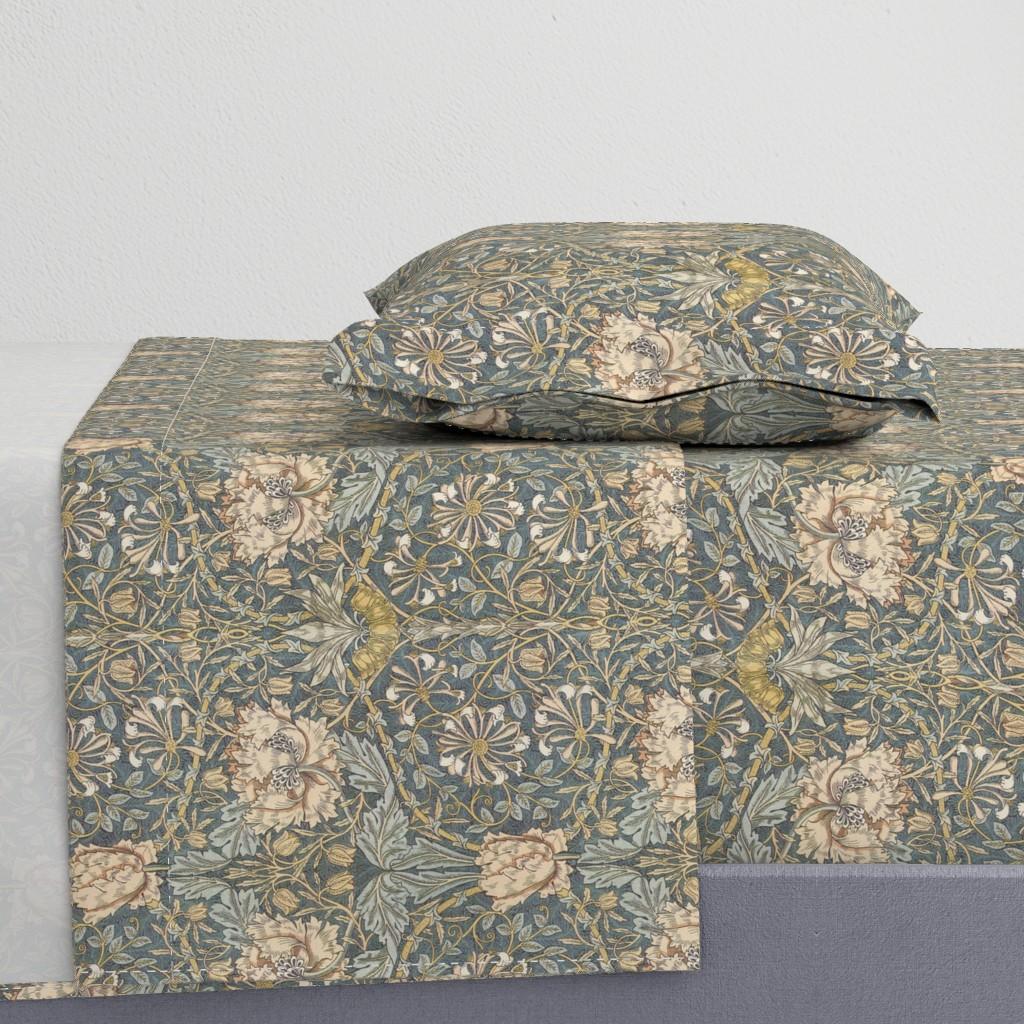 Sheet Sets |   William Morris ~ Honeysuckle ~ Medium Sheet Set Bedding Sheet Sets