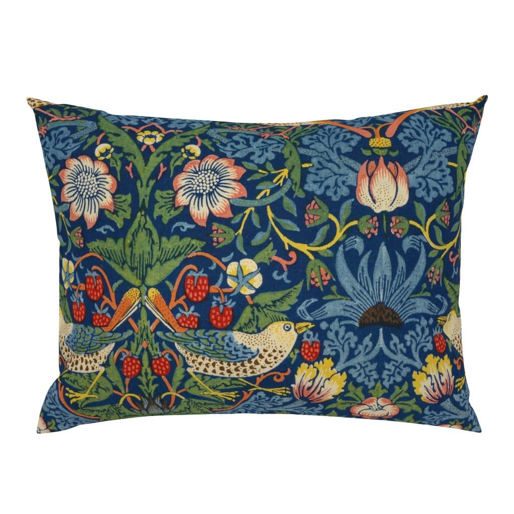 Standard Pillow Shams |   Strawberry Thief Redux ~ William Morris ~   Bright  Standard Pillow Sham Bedding Standard Pillow Shams