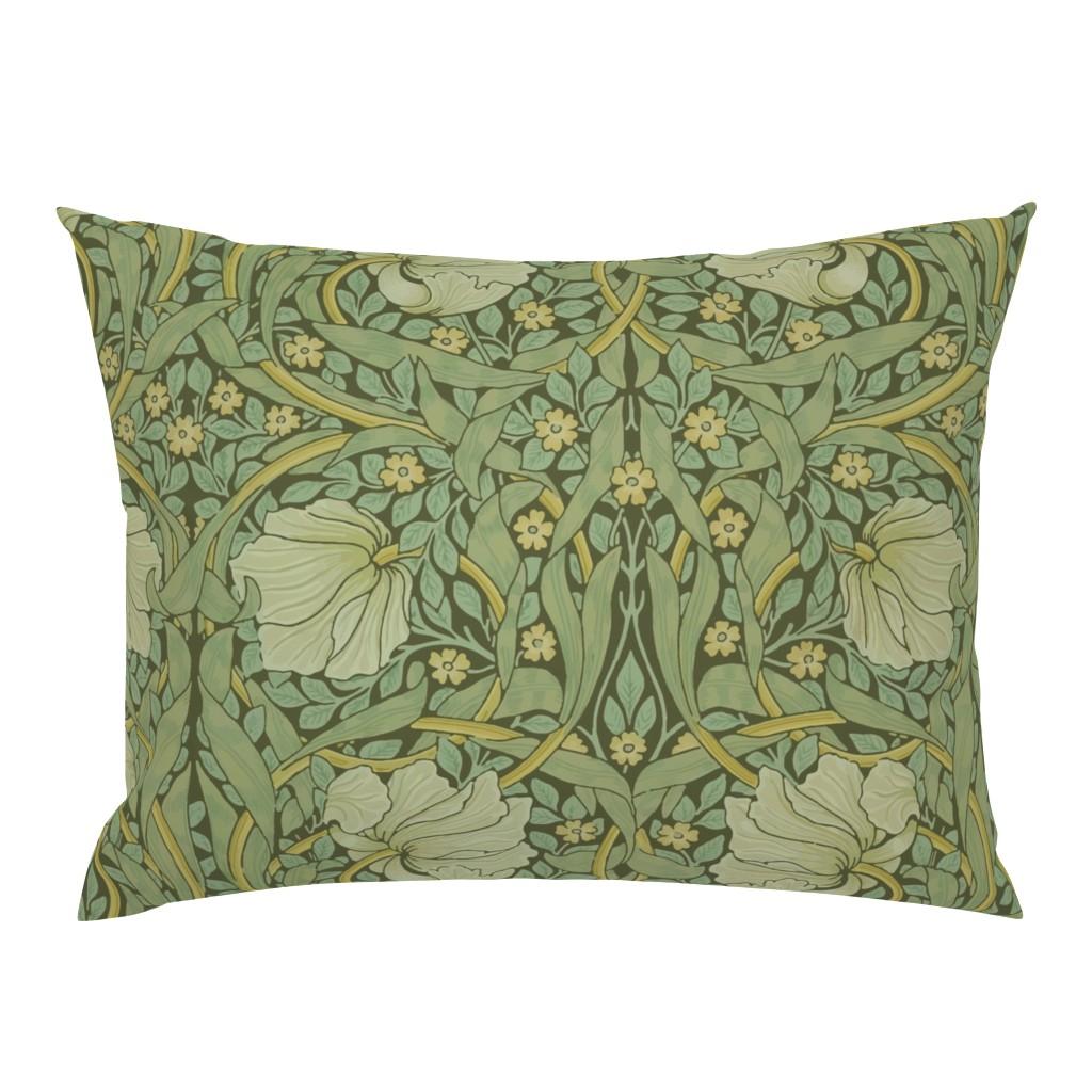 Standard Pillow Shams |   William Morris ~ Antiqued Pimpernel ~ Original Standard Pillow Sham Bedding Standard Pillow Shams