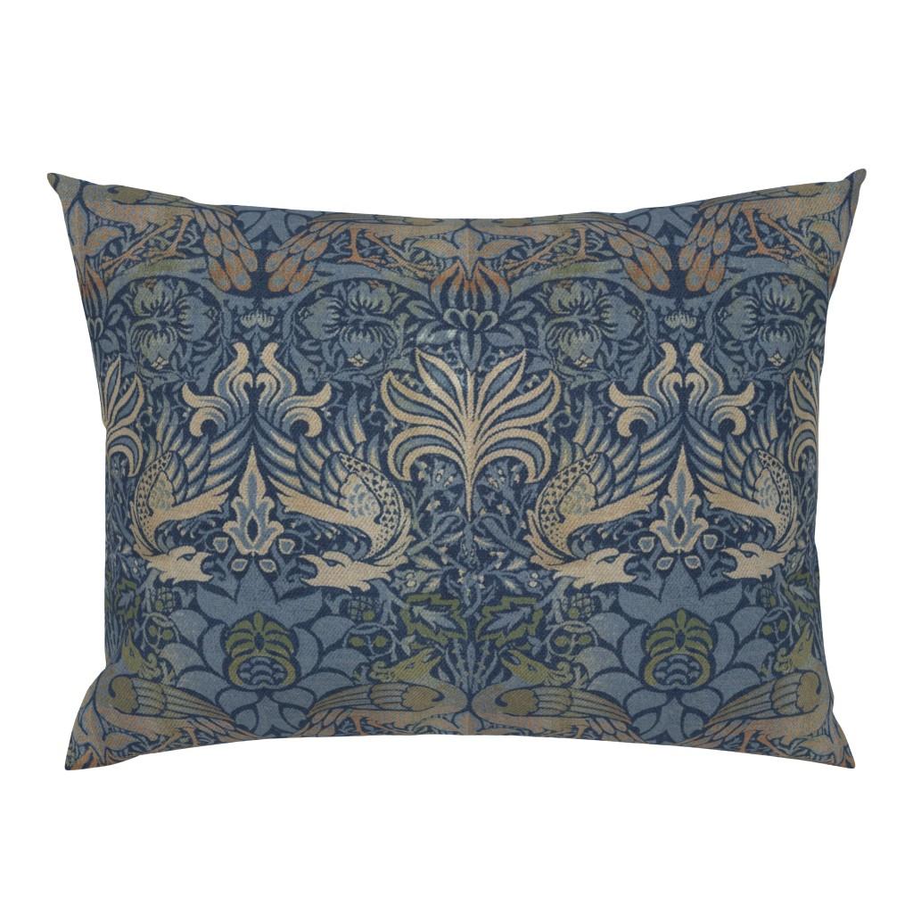 Standard Pillow Shams |   William Morris ~ Peacock and Dragon ~ Original   Standard Pillow Sham Bedding Standard Pillow Shams