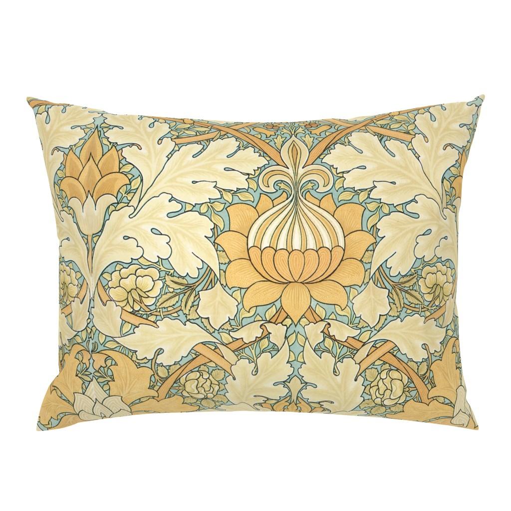 Standard Pillow Shams |   William Morris ~ St. James or Growing Damask ~ Large Standard Pillow Sham Bedding Standard Pillow Shams